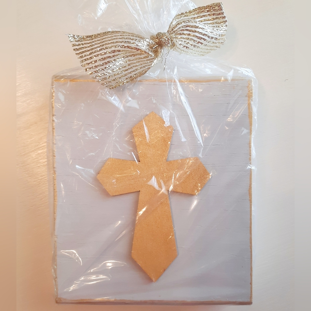 This ornate decorative Christian Cross plaque - Home Decor - Home Accent